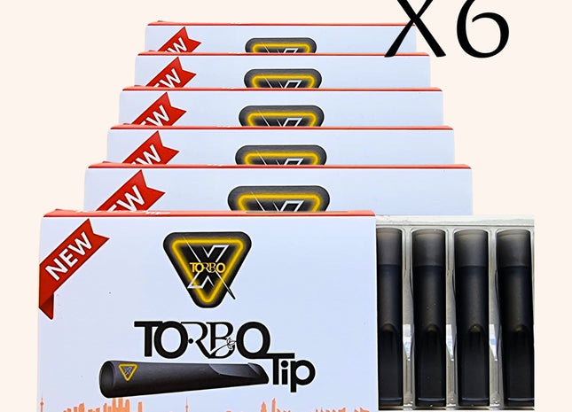 Torbo Black 6 pack - Medwakh dokha filters | Enjoy Dokha UAE 