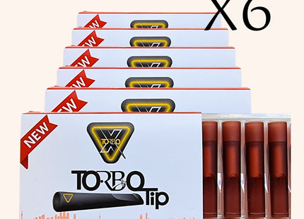 Torbo Brown Tips 6 Pack - Dokha medwakh filters | Enjoy Dokha UAE 